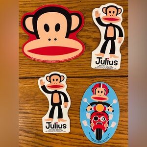 Julius the Monkey Fridge Magnets, McDonald’s Happy Meal 2012, Paul Frank